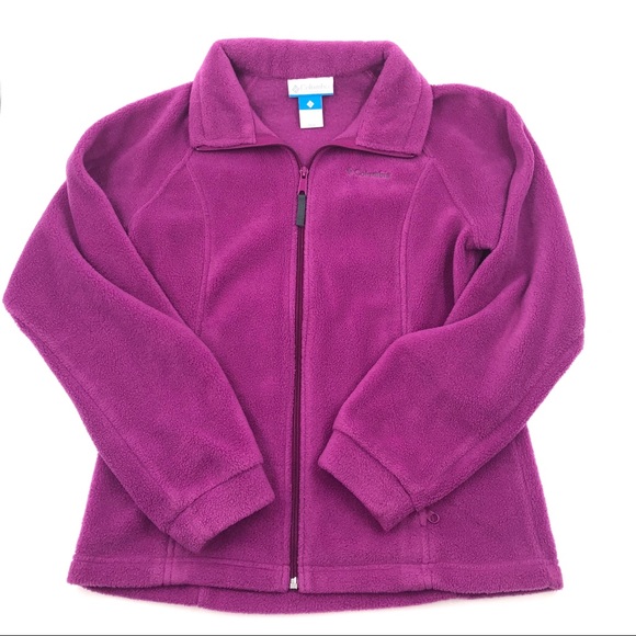 Columbia Fleece Jacket Girls Size 14 / 16 Purple